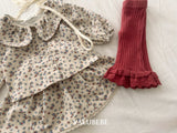 [valubebe] Garnet flower skirt
