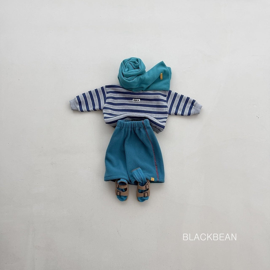 [BLACK BEAN] Post line pants