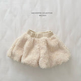 [Melikey] Rose fur pumpkin pants