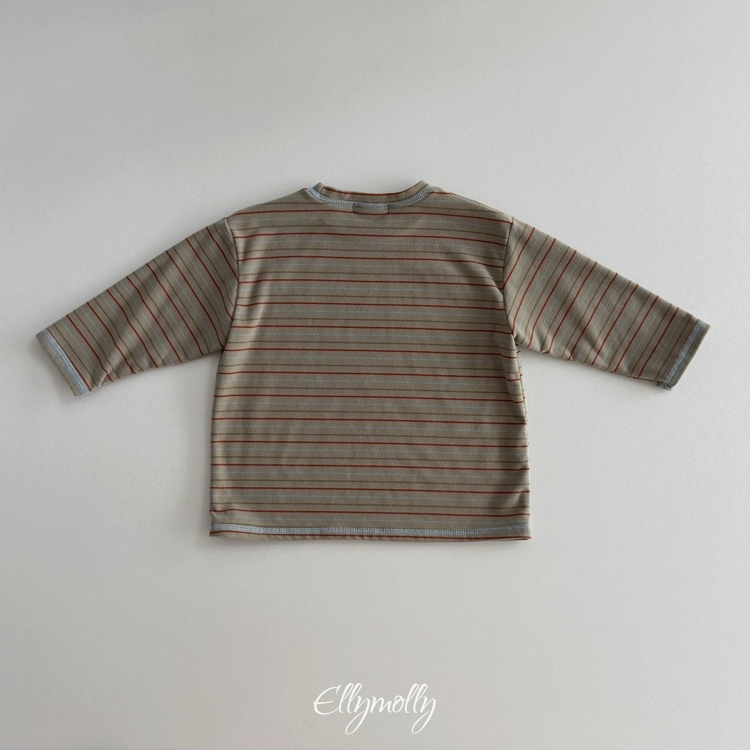 [ELLY MOLLY] Club stripe tee