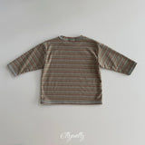 [ELLY MOLLY] Club stripe tee