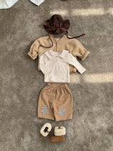 [bebeholic] Patch corduroy pants