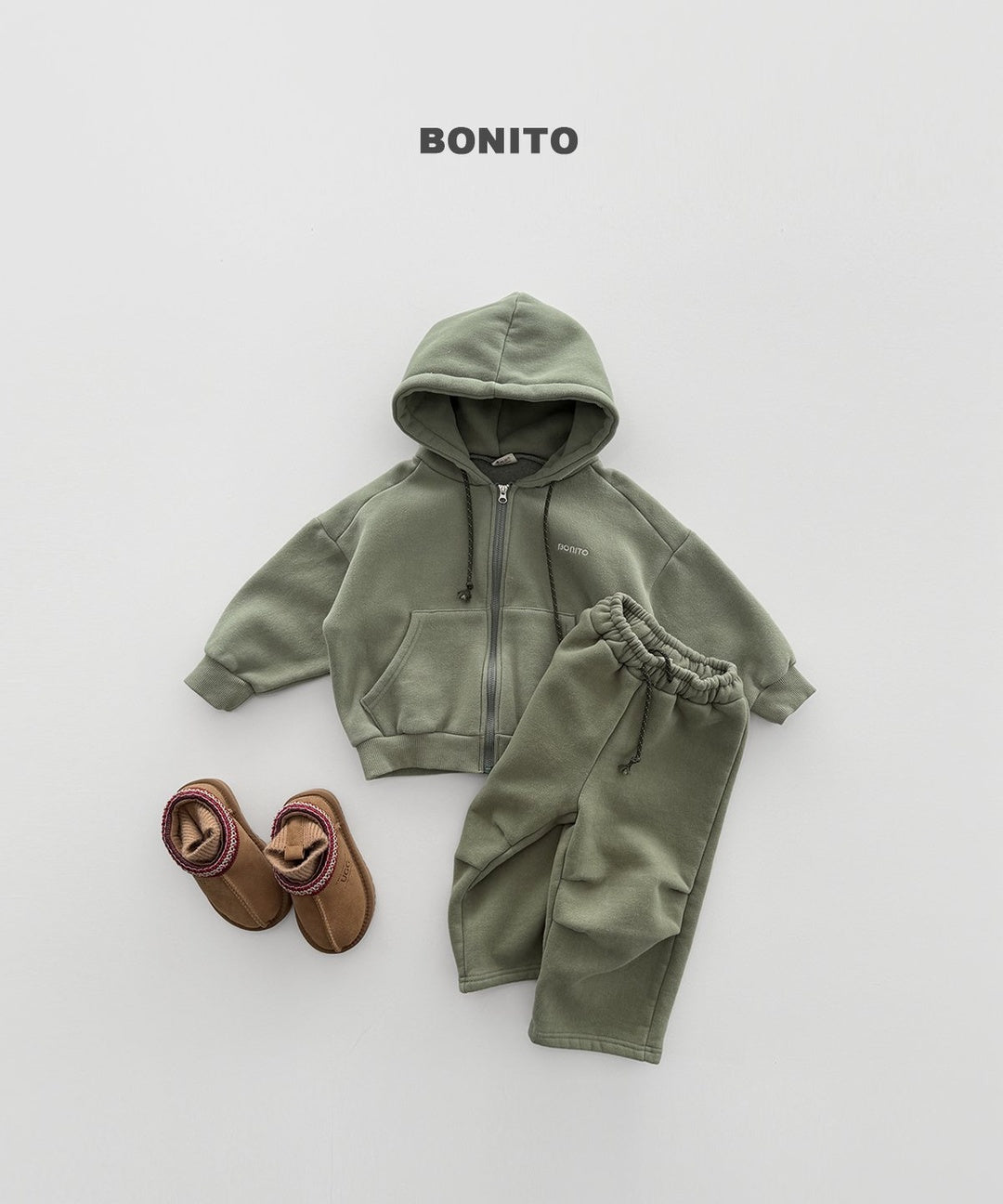 [BONITO] Knee tuck straight pants