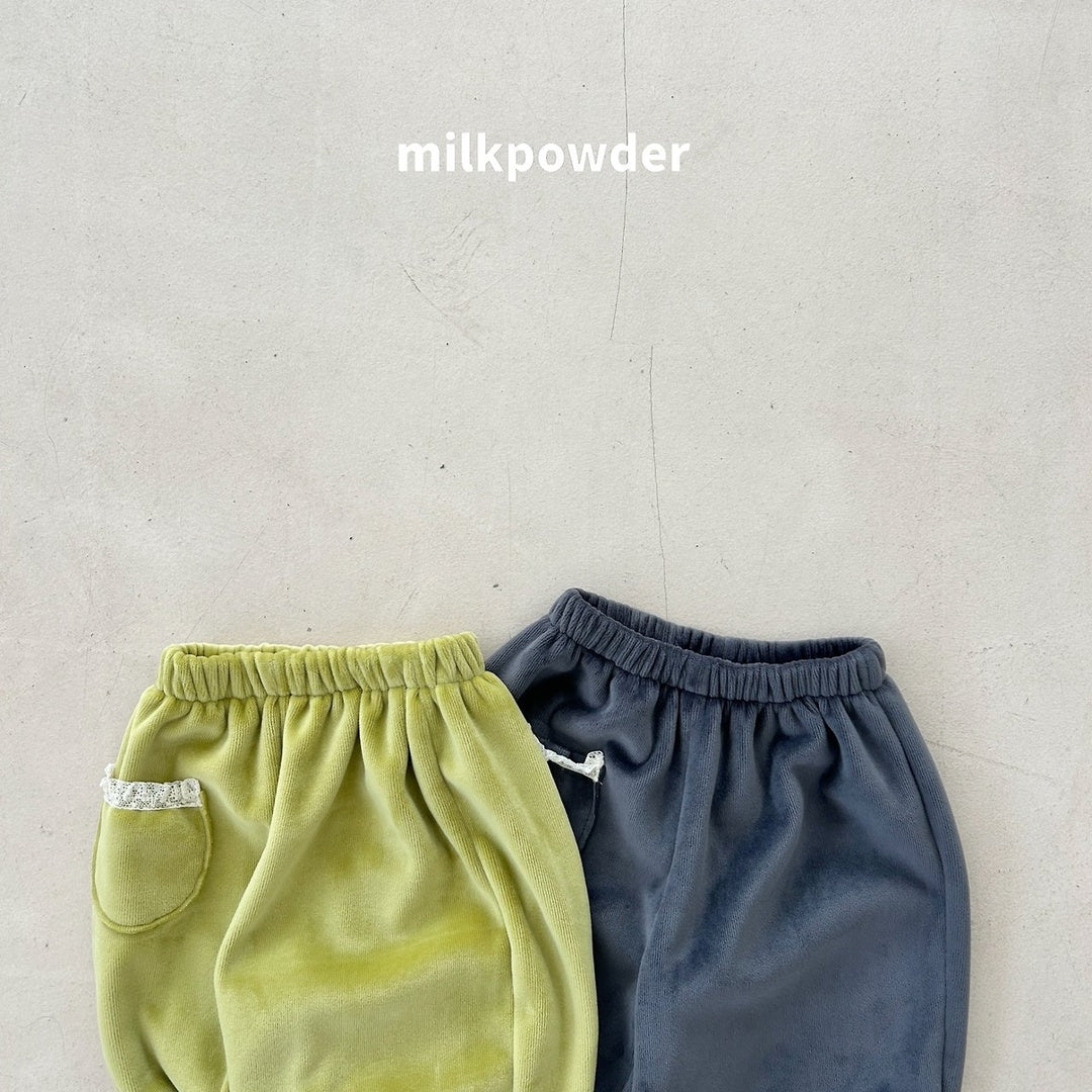[milk powder] Pudding lace pants