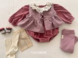 [valubebe] Wool bustier blouse