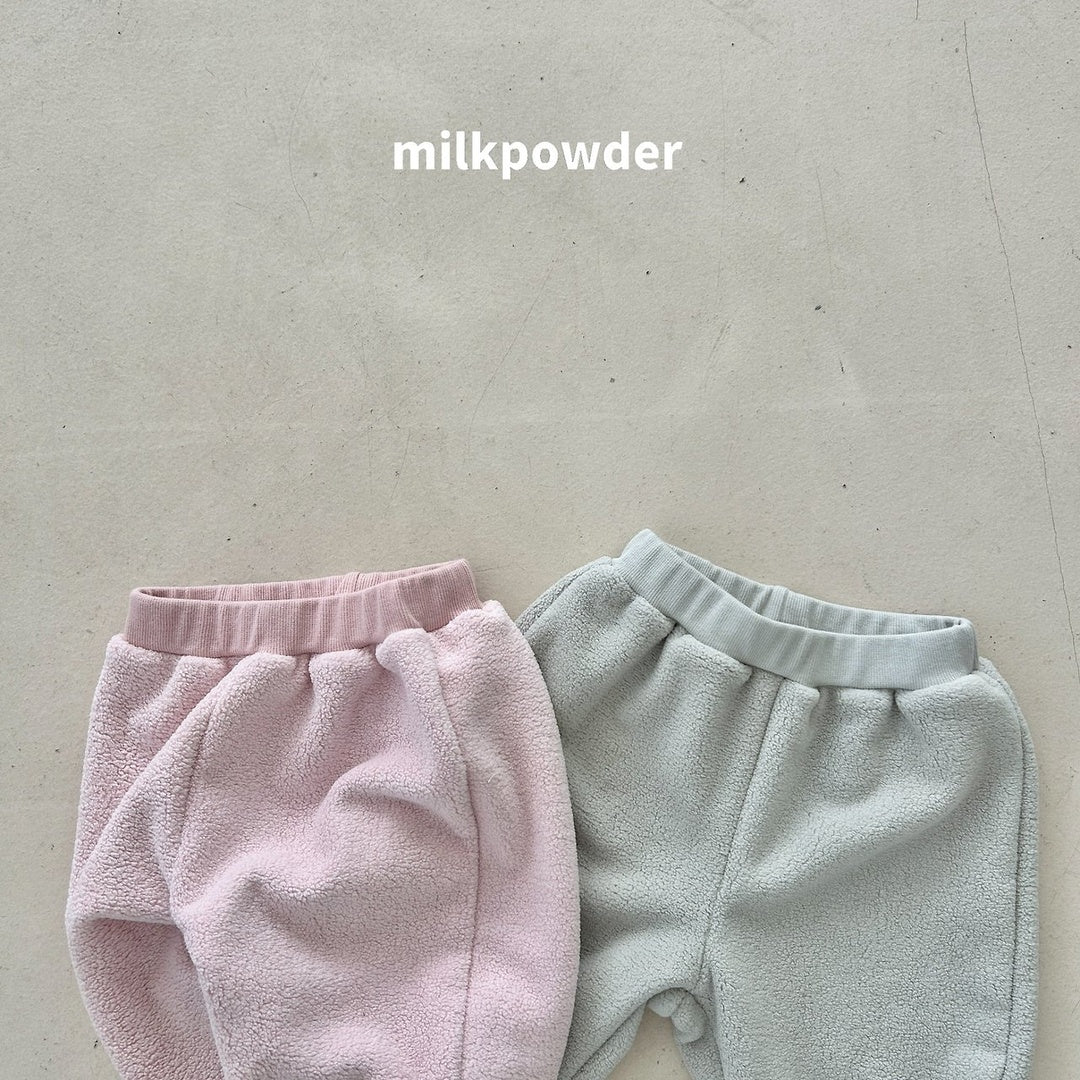[milk powder] Warm fleece pants