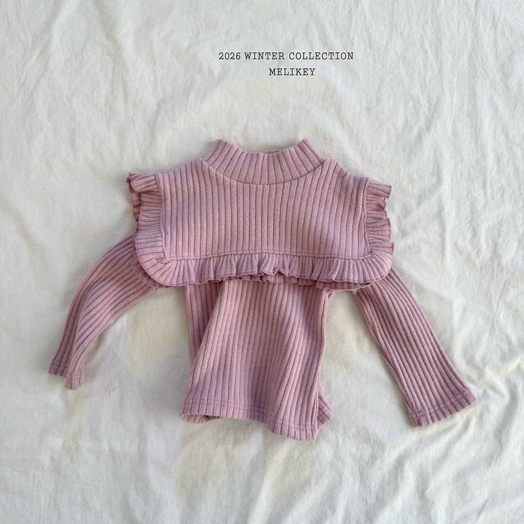 [Melikey] Cape frill tee