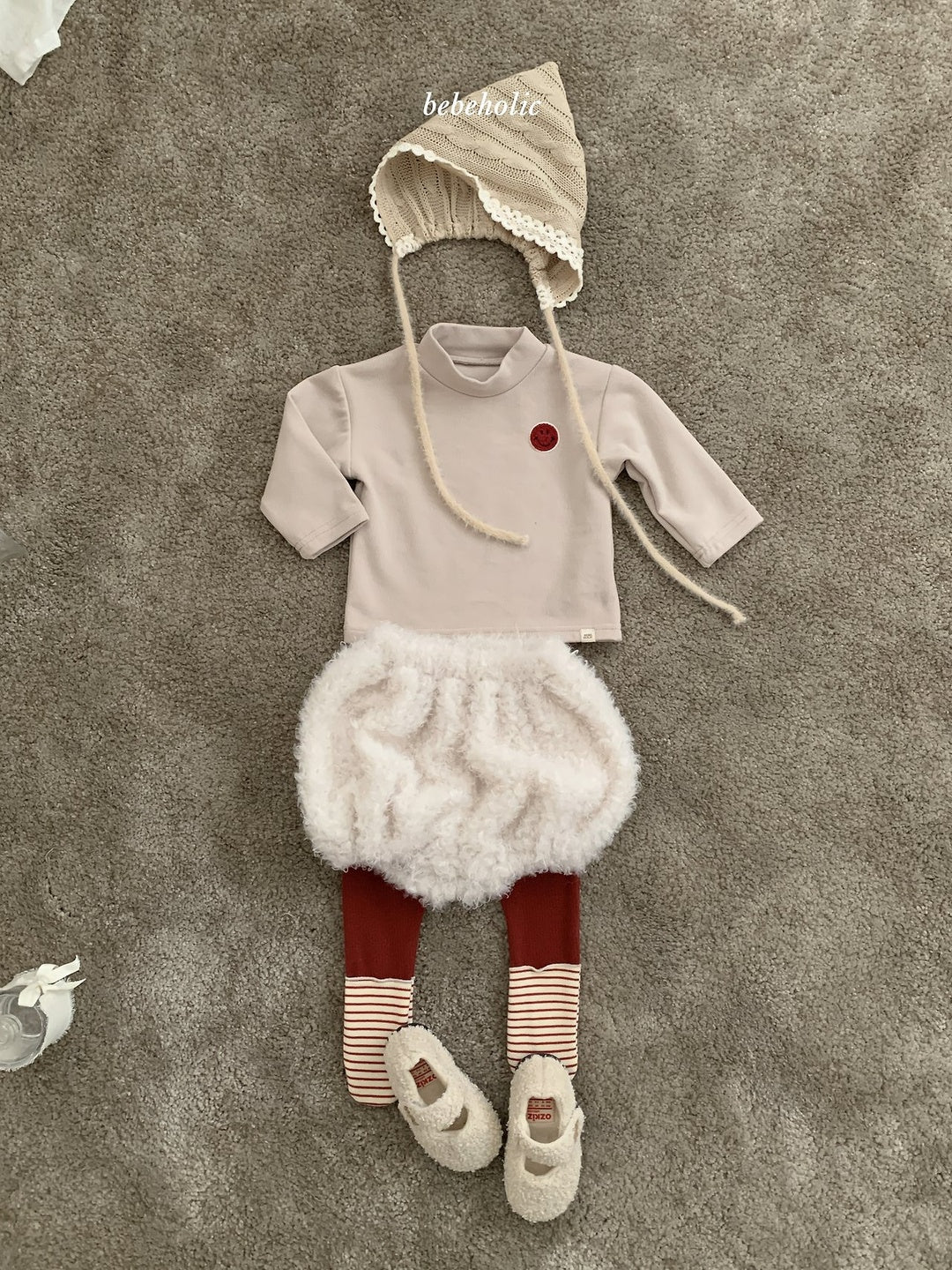 [bebeholic] Pippi stripe footed leggings