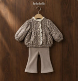 [bebeholic] Basil rib flare pants