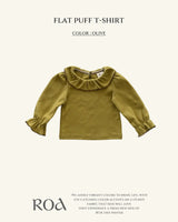 [ROA] Flat puff collar tops