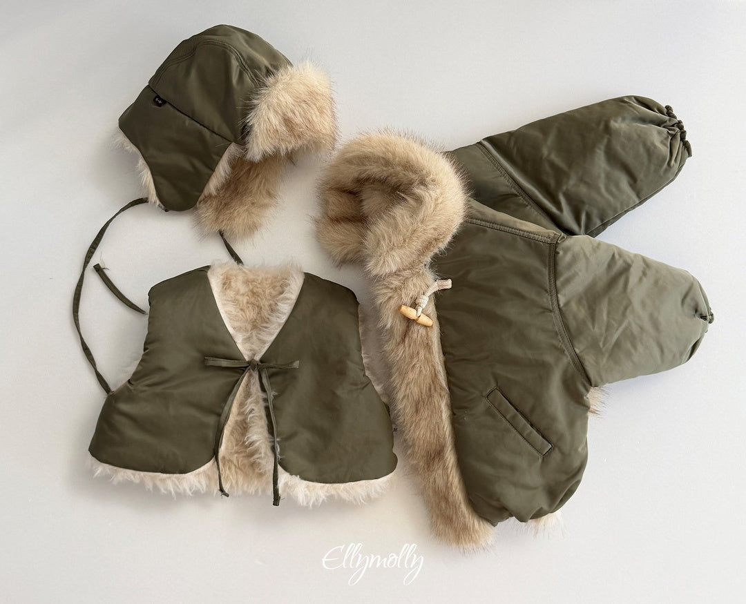 [ELLY MOLLY] Eskimo fur jumper
