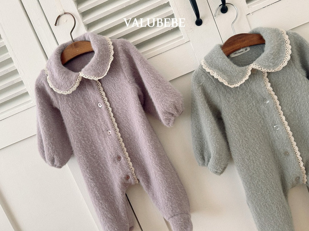 [valubebe] Coco knit footed suit