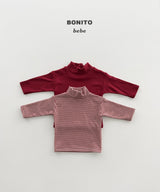 [BONITO] 1+1 highneck tops(baby)