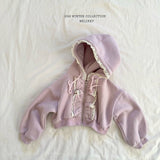 [Melikey] Juju frill hood zip-up