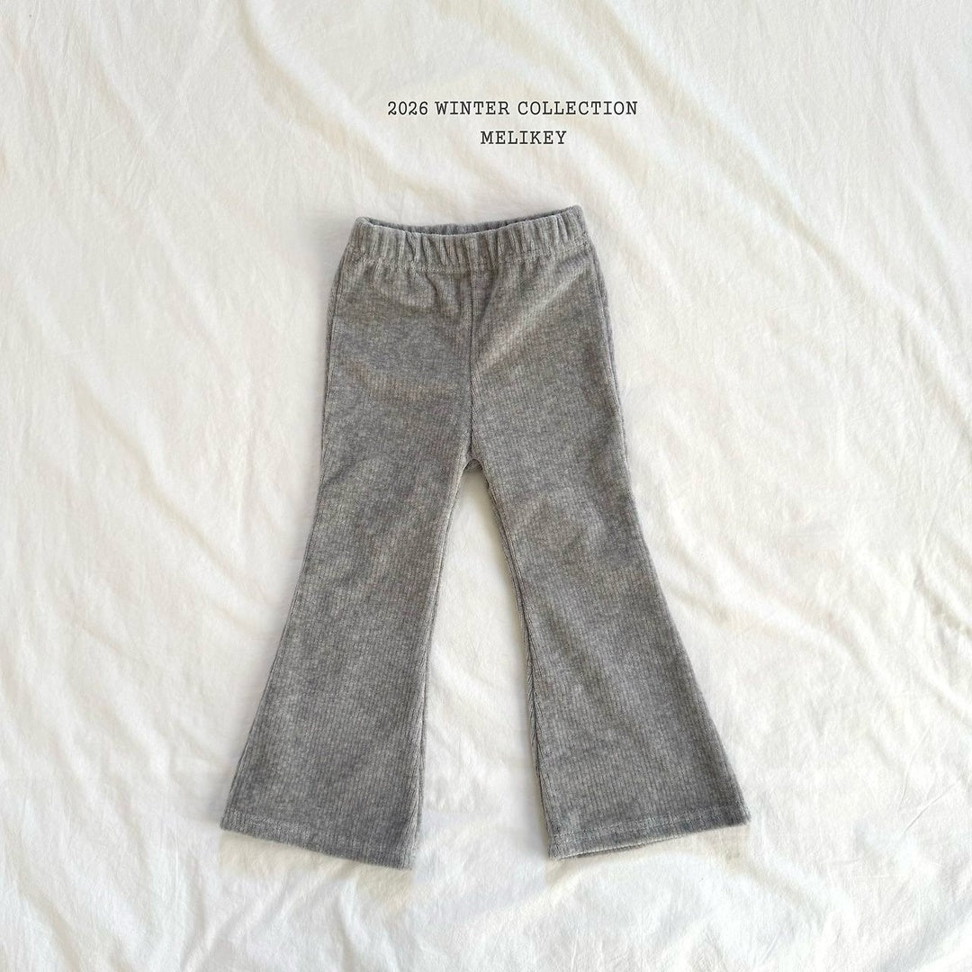 [Melikey] Velvet flare pants