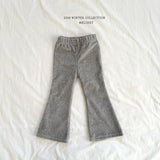 [Melikey] Velvet flare pants