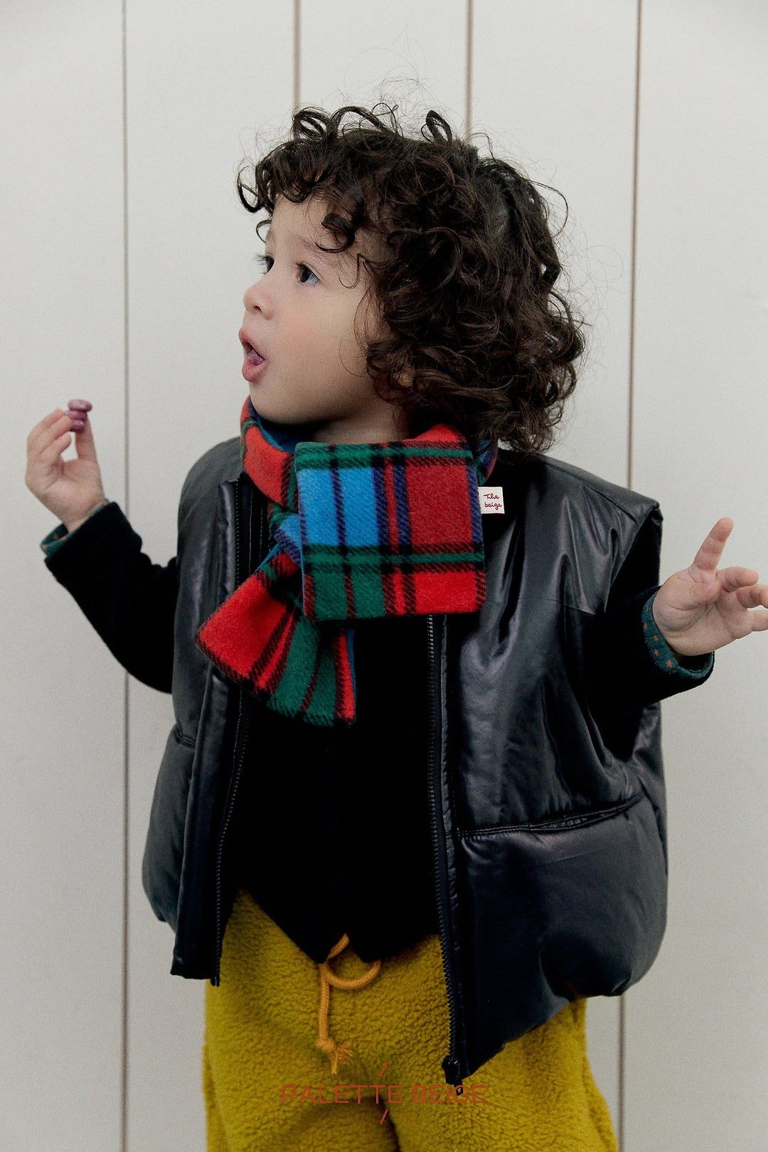 [PALETTE BEIGE] Volume padded vest