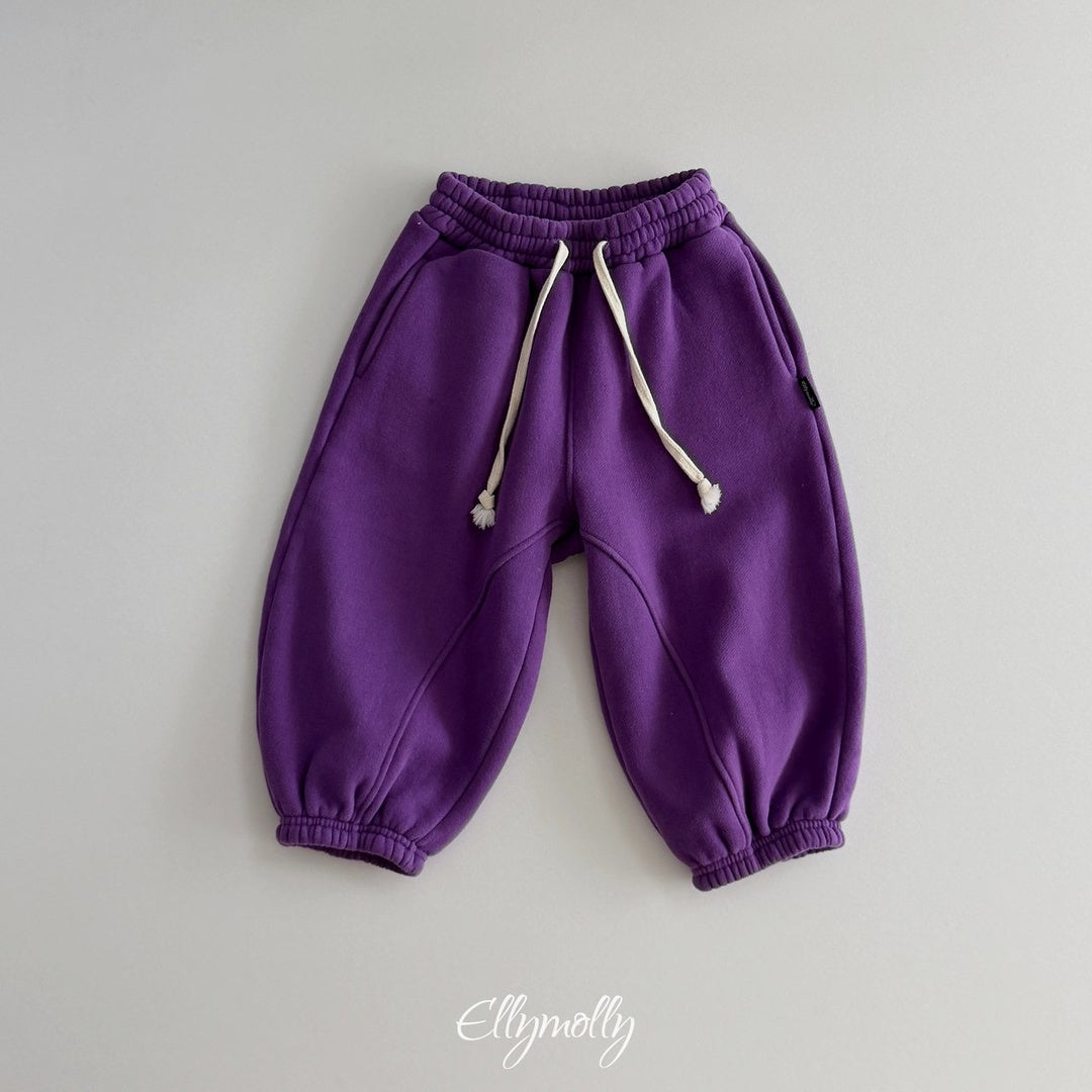 [ELLY MOLLY] Arched jogger pants