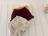 [valubebe] Golden frill shorts