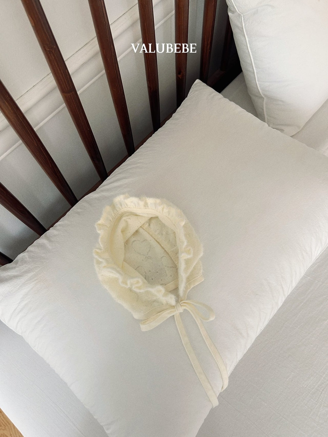 [valubebe] Heart frill bonnet