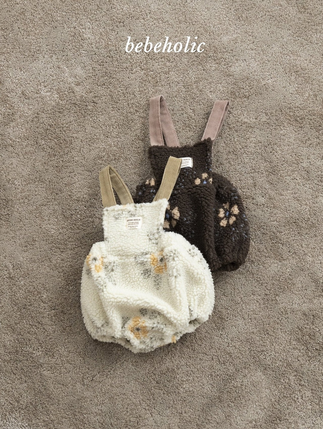 [bebeholic] Baruner boa rompers