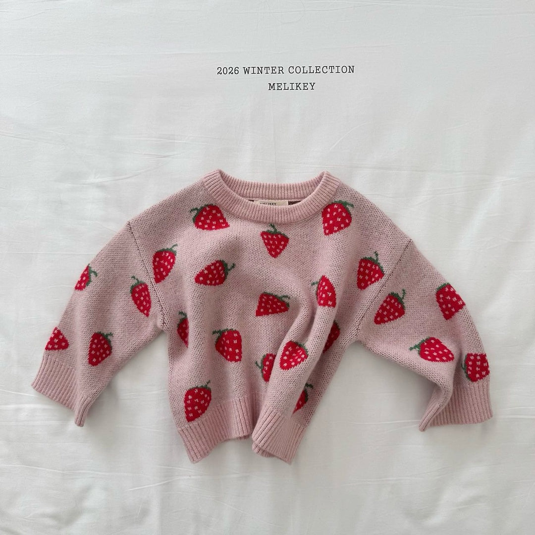 [Melikey] Strawberry knit