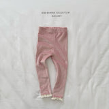 [Melikey] Lace warm leggings