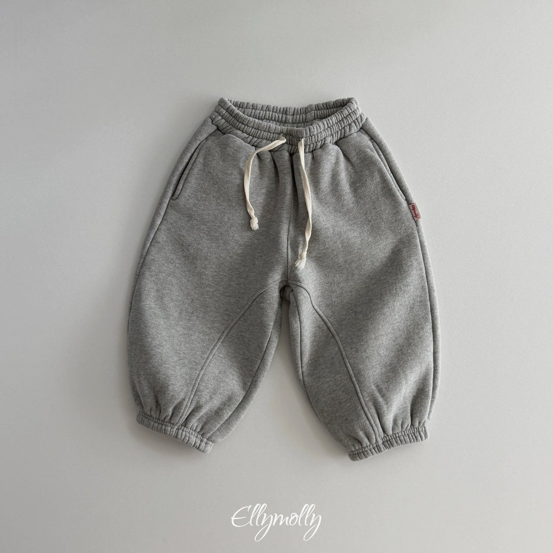 [ELLY MOLLY] Arched jogger pants
