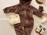[valubebe] Bear fleece suit
