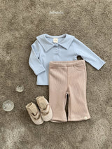 [bebeholic] Basil rib flare pants