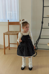 [berryberry] Dot puff lace tee