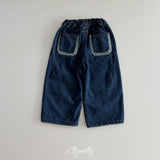 [ELLY MOLLY] Line week denim pants
