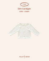 [PALETTE BEIGE] Slim cardigan