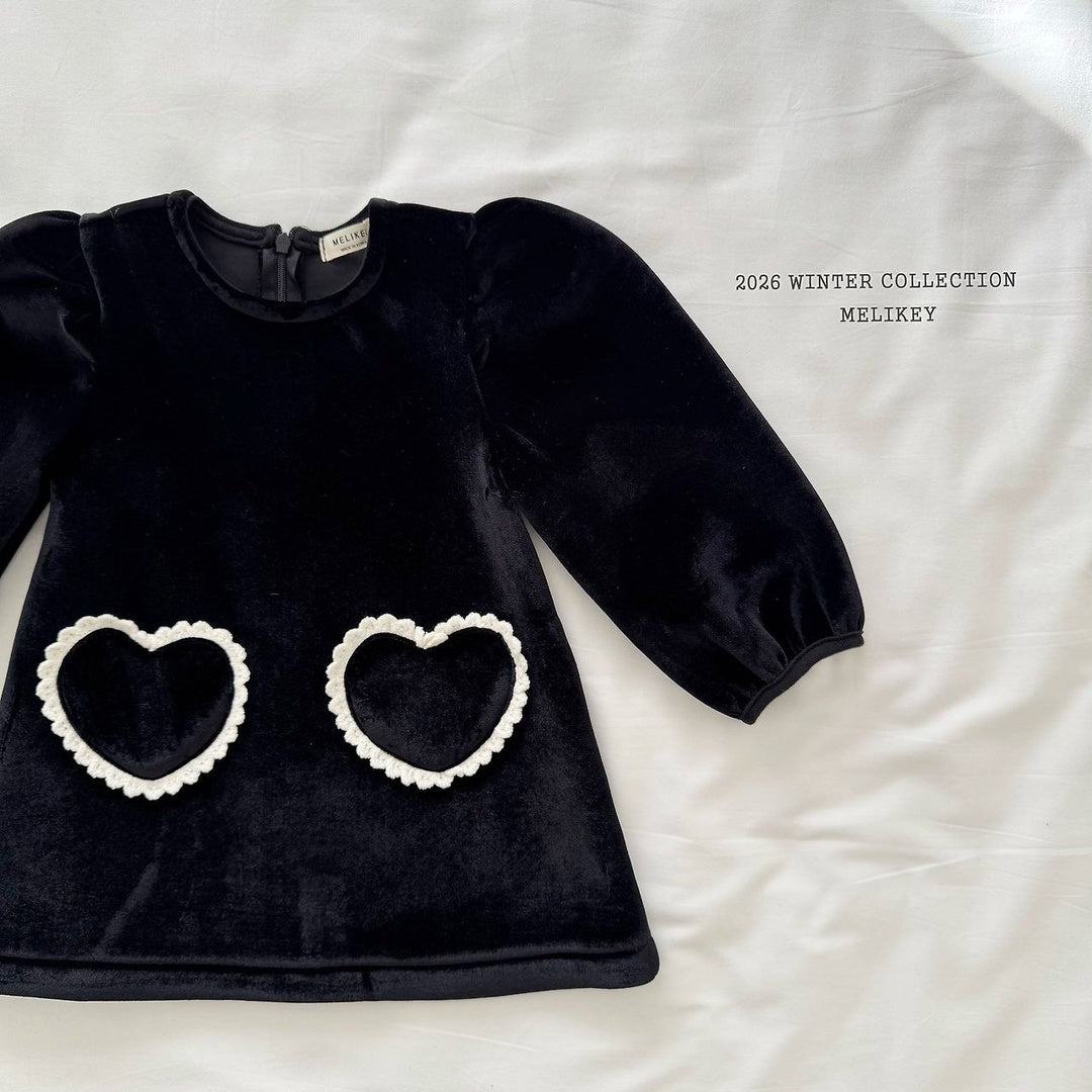 [Melikey] Double heart one-piece