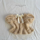 [Melikey] Fur frill puff tops