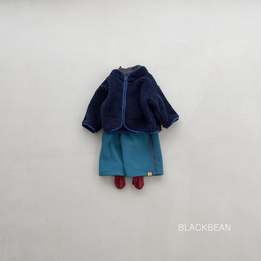 [BLACK BEAN] Post line pants
