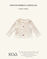 [ROA] Winter ribbed cardigan