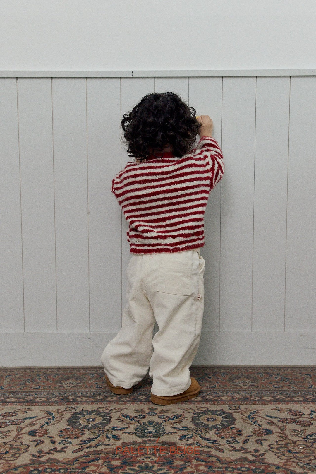 [PALETTE BEIGE] Basic corduroy pants