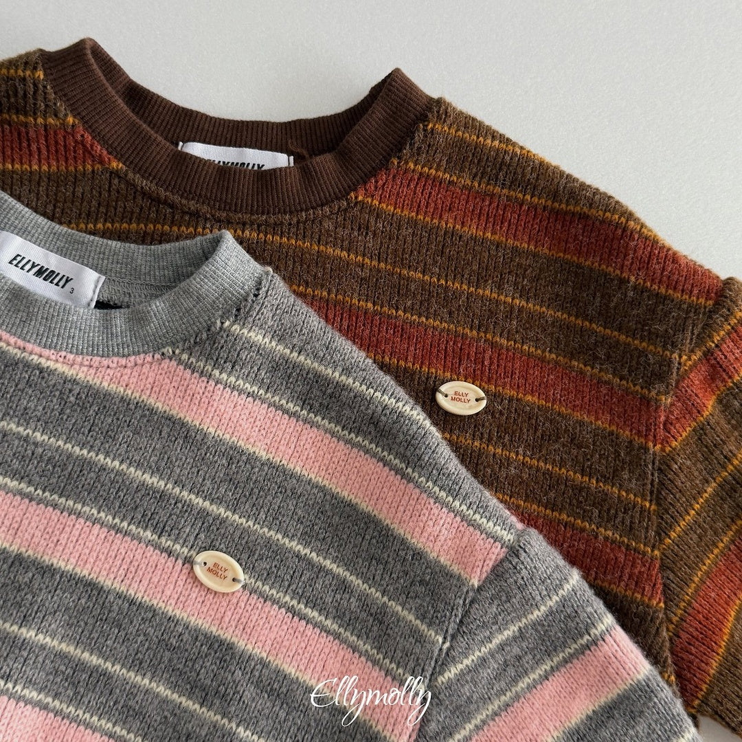 [ELLY MOLLY] Globe knit mtm