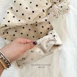 [Melikey] Dot corduroy pants