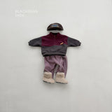 [BLACK BEAN] Kings bebe zip up