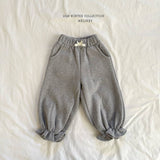 [Melikey] Pocket lace jogger pants