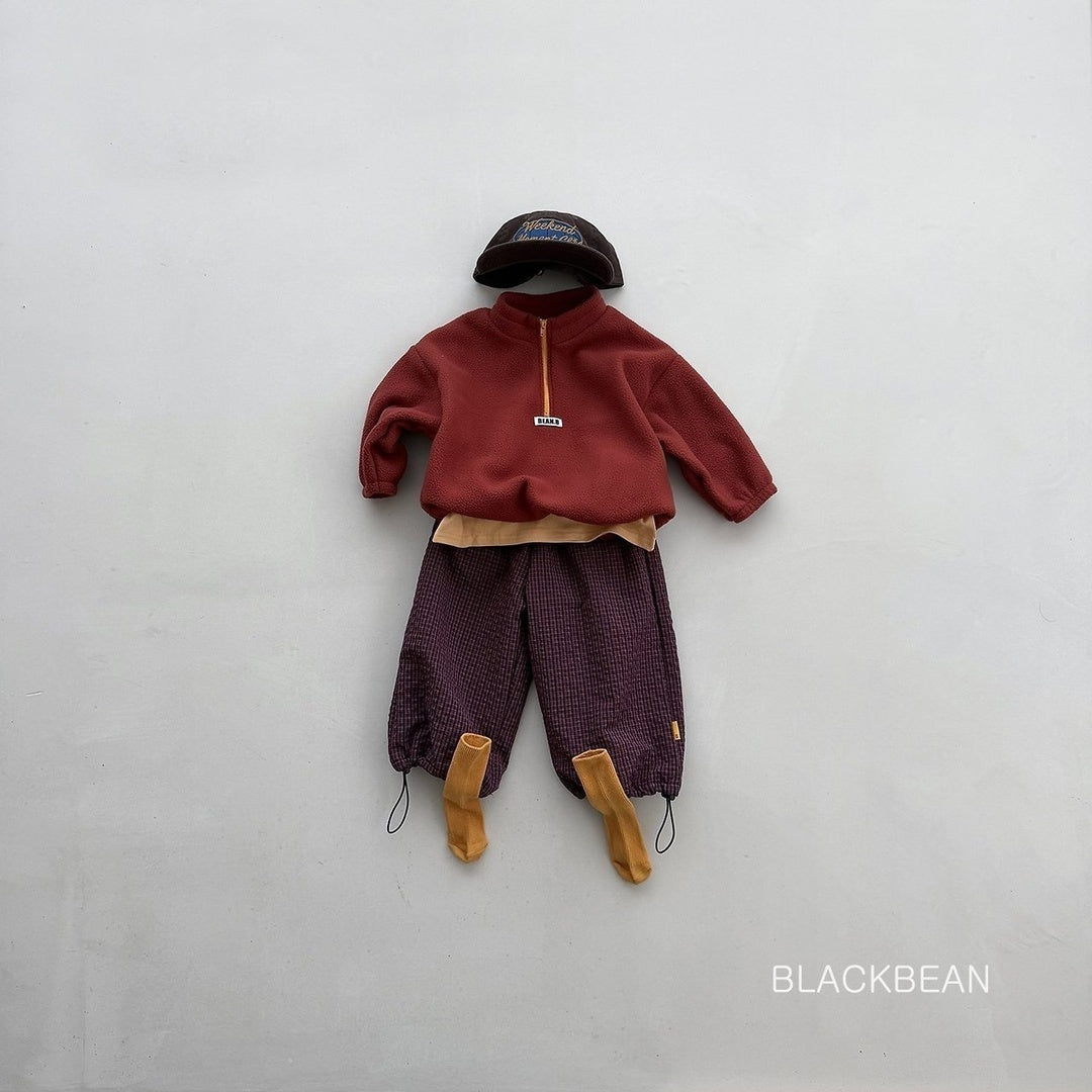 [BLACK BEAN] Volume zip up