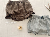 [valubebe] Herringbone frill pumpkin pants