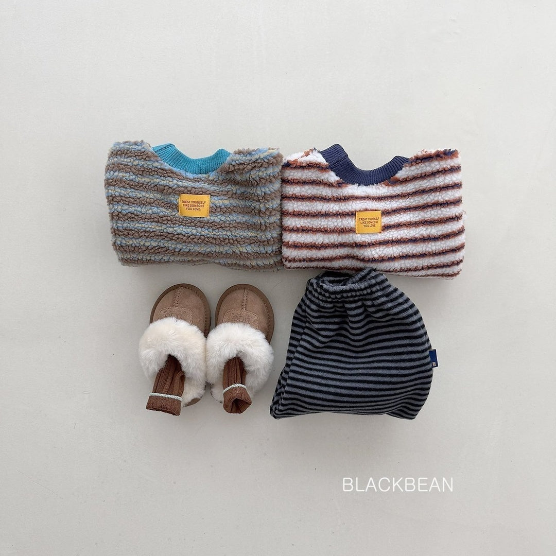 [BLACK BEAN] Bichon stripe mtm