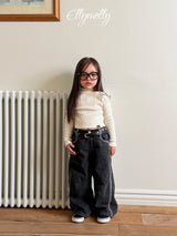 [ELLY MOLLY] Line week denim pants