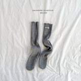[Melikey] Cable long socks