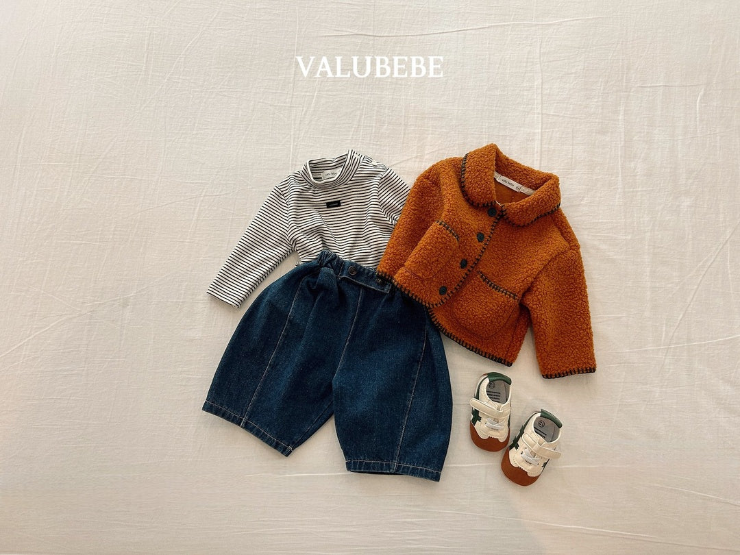 [valubebe] Warm denim pants