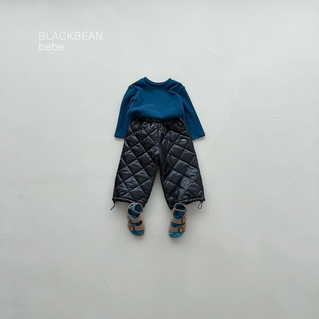 [BLACK BEAN] North padded bebe pants