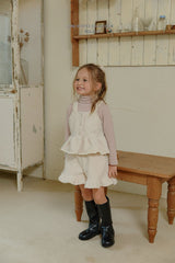 [Melikey] Creamy frill shorts